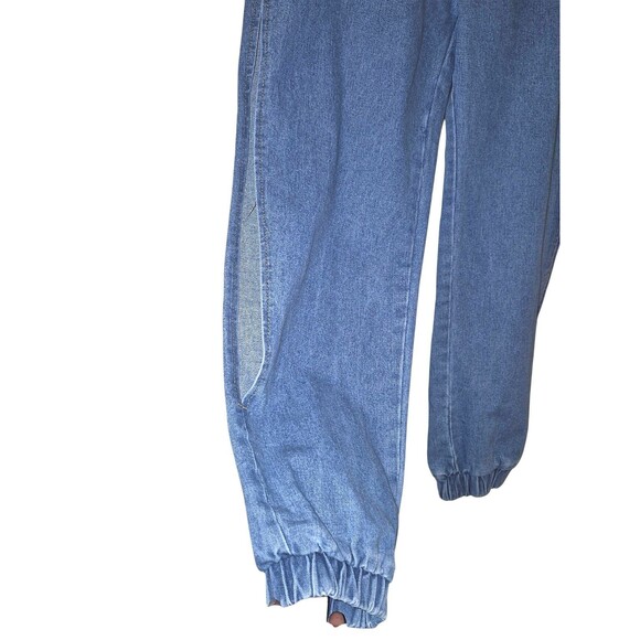 DenimCoLab Size Large Pull-On Denim Jogger w/ Side Split Party Festival Concert - Picture 4 of 6